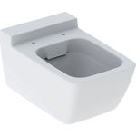 Inodoro suspendido de fondo profundo serie Xeno² de Geberit. Forma cerrada. Rimfree
